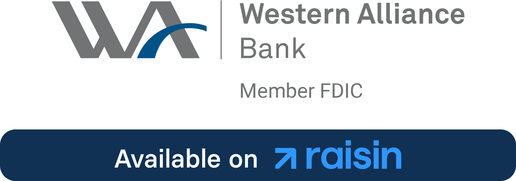 western_alliance_bank_available_raisin_logo Western Alliance Bank High Yield Savings Account Logo available on Raisin